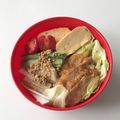 クックP8KGHH☆'s cooksnap of when they made ごま味噌ダレの簡単サラダうどん.