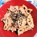 カバゴン's cooksnap of when they made 豚肉とレンコンのオイスター炒め.