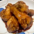 meganeiro's cooksnap of when they made 簡単すぎこってり旨~鳥肉手羽元の甘辛煮☆.