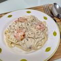 ちー（・＿・）'s cooksnap of when they made シーフードミックスで簡単クリームパスタ.