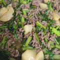 ともユメ's cooksnap of when they made カブと豚ひき肉がっつりおかず.