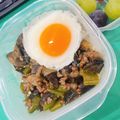 一番星寿美次郎's cooksnap of when they made 10分で丼！なすと豚ミンチの味噌焼き丼！.