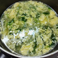きゃろり's cooksnap of when they made 簡単！水菜と新玉ねぎの中華風かき玉汁！.