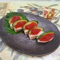 みかかめ's cooksnap of when they made ♪かまぼこのきゅうりに筋子はさみ♪.