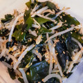 ponnko's cooksnap of when they made もやしとわかめのごま油炒め.