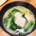 あんまかろん☆'s cooksnap of when they made ほうれん草と豆富の味噌汁.