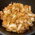 食いしん坊河童's cooksnap of when they made 厚揚げと白菜のピリ味噌炒め.