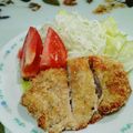 アヒる子's cooksnap of when they made チキンカツ.