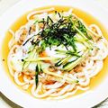 KUMI KUMI's cooksnap of when they made 冷やし納豆おろしうどん♪.