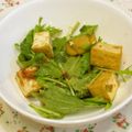 youtapapa's cooksnap of when they made 水菜と厚揚げのボリュームサラダ.