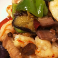 クック8KB7FJ☆'s cooksnap of when they made なすとピーマンのエビうま！炒め♪.