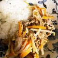 あたむ❤189's cooksnap of when they made 牛肉ともやしの甘辛炒め.
