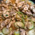 koakoa2325's cooksnap of when they made 沖縄！豚肉とナベラー(ヘチマ)の味噌炒め.