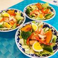 すんずく娘's cooksnap of when they made 秋鮭とたっぷり冬野菜のデリ風サラダ.