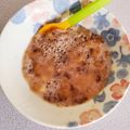 ねこばか34's cooksnap of when they made 離乳食中期 レンジで豆乳バナナプリン.