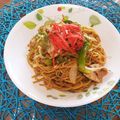パピちゃん♥️'s cooksnap of when they made ホットプレートでつくる富士宮風焼きそば.