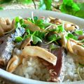 おしす's cooksnap of when they made きのことかつおの手こね寿司.