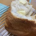 まぁぁぁたん♡'s cooksnap of when they made 春よ恋100%☆HBでほんのり甘い食パン.