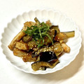 にきけん's cooksnap of when they made 簡単☆なすとさつま揚げのポン酢炒め.