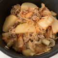 ましゅまろさんと's cooksnap of when they made ☆新じゃがと豚キムチのオイマヨ炒め☆.