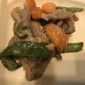 花花里's cooksnap of when they made レンジ★豚こま･なす･ピーマンの鍋しぎ.