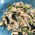 リラシャン's cooksnap of when they made 小松菜と卵のマヨ醤油炒め.