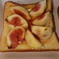 ららららこちゃん's cooksnap of when they made 簡単☆ヘルシーで爽やかな無花果トースト♪.