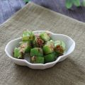 まろんかふぇ's cooksnap of when they made オクラの簡単おかか和え.
