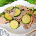 mielle's cooksnap of when they made ズッキーニと豚バラの炒め物.