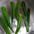 クック5O7T9H☆'s cooksnap of when they made 基本のオクラの下処理と茹で方＊.