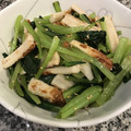 くぅちょこらんたん's cooksnap of when they made ウマウマ！小松菜とちくわのナムル.