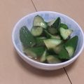 きらり流れ星's cooksnap of when they made 簡単♪美味♪ポリ袋でもＯＫ♪病みつき胡瓜.