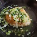 しらたまこむぎ's cooksnap of when they made 居酒屋の焼きおにぎり茶漬け♪.