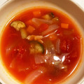 MotleyRisa's cooksnap of when they made トマト缶で簡単！具だくさんミネストローネ.