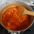えみりんたん's cooksnap of when they made ＊濃厚トマトスープ＊冷凍トマト使用♪.