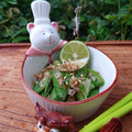 もりあん農園's cooksnap of when they made 簡単一品！オクラと みょうが のごま和え.