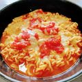 シルバニア's cooksnap of when they made おひとりさまのトマトで辛ラーメン.