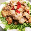 ゆるмαмα's cooksnap of when they made 黒胡椒ビリビリ☆鶏肉のガーリック炒め.