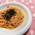 ☆★ひよこ★☆'s cooksnap of when they made タラコの和風クリームパスタ♪.