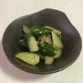 papikun's cooksnap of when they made バーベキューのお供に　胡瓜の生姜和え.