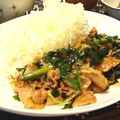I♡BOY's cooksnap of when they made ピリ辛豚ニラ炒め.