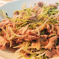 えりんぎ05DS's cooksnap of when they made 豆苗ともやしと豚バラのにんにく炒め.