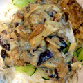 maccheroni's cooksnap of when they made 茄子とサバの味噌煮缶でマヨネーズ炒め☆.