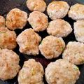 ゆゆ02's cooksnap of when they made 冷めても柔らか！鶏ひき肉の味噌マヨつくね.
