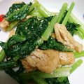 はふー！'s cooksnap of when they made 小松菜と薄揚げの胡麻マヨ炒め.