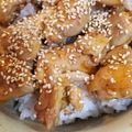 かずchan1213's cooksnap of when they made 1人ランチに♡スタミナうま辛鶏丼.