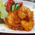 や～たん食堂's cooksnap of when they made ちょっとの手間でぷりぷりエビチリ♪.