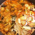 70minto's cooksnap of when they made 市販の素いらず！らくちんキムチ鍋.