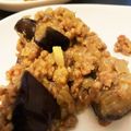 てちみかん's cooksnap of when they made ナスと挽き肉の味噌炒め丼.