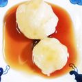 mochikoo's cooksnap of when they made 素麺とご飯で柔らか☆節約みたらし団子.